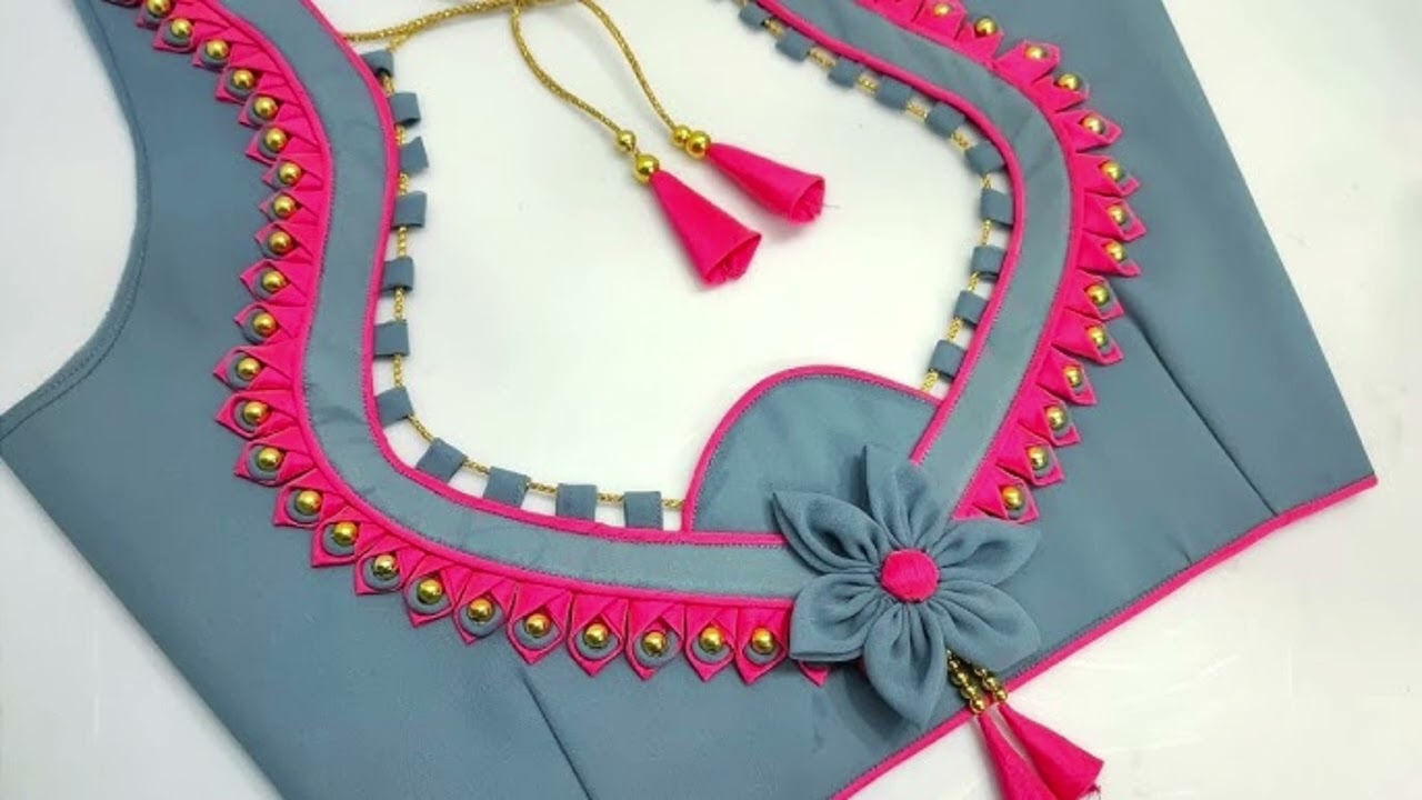 फैंसी और मॉडल डिजाइन बहुत ही आसान और खूबसूरत।। back neck design ll 