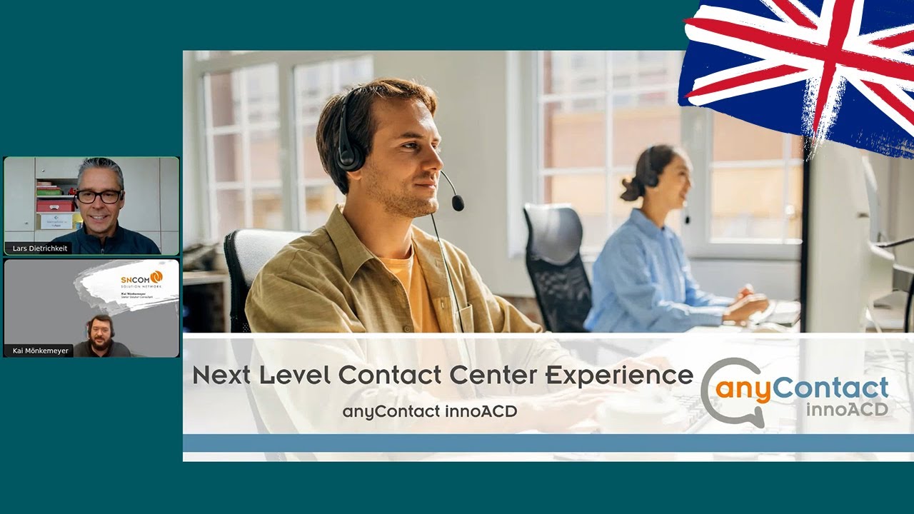 Вебинар: SNcom GmbH: Опыт работы контакт-центра &ndash; innoACD V2 - партнерские приложения innovaphone...