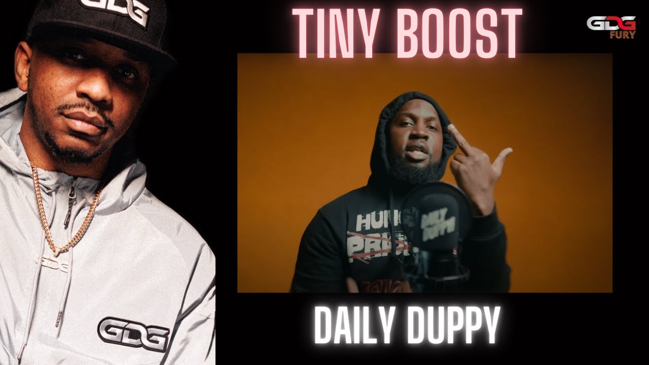 AMERICAN Reacts to Tiny Boost - Daily Duppy | GRM Daily