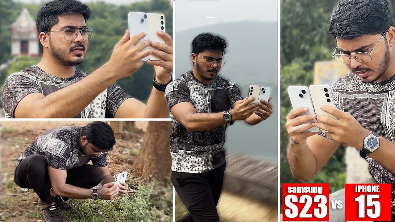 Samsung S23 Vs Iphone 15 Camera Test 🔥 Ab nhe hoga Confusion ...