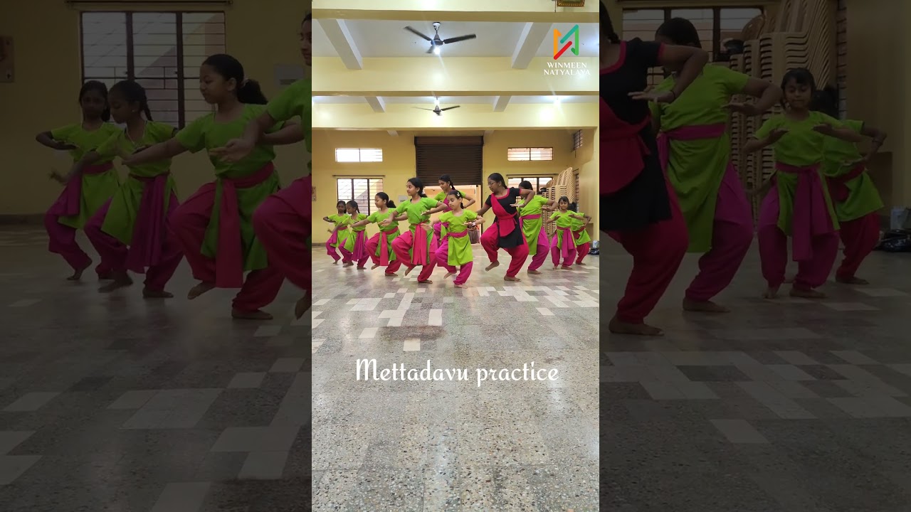 Mettadavu practice #dance #bharatanatyam #adavu #danceclass #classicaldance #indiandance #adavus