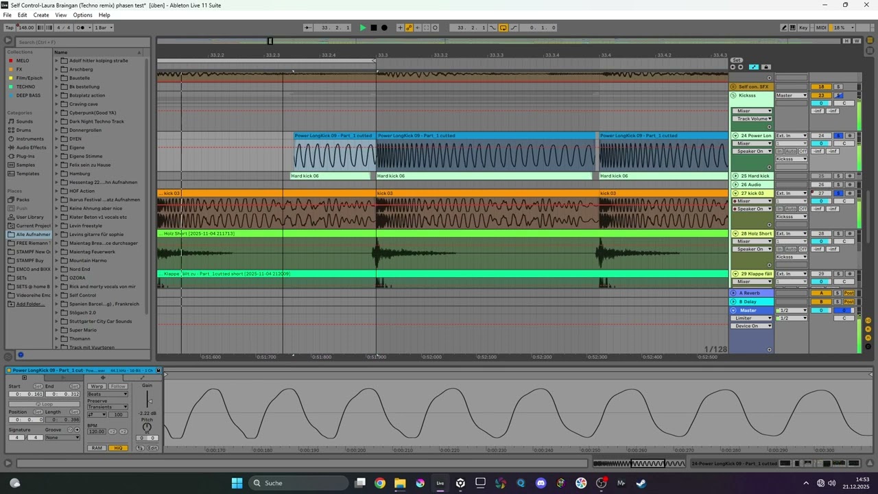 PROBLEM der Phasenverschiebung in ABLETON