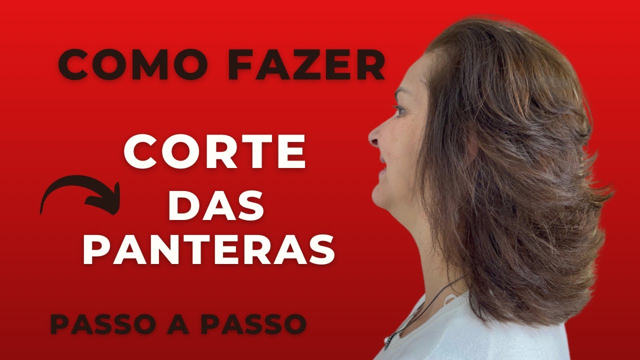 Corte  de Cabelo Com Camadas das Panteras