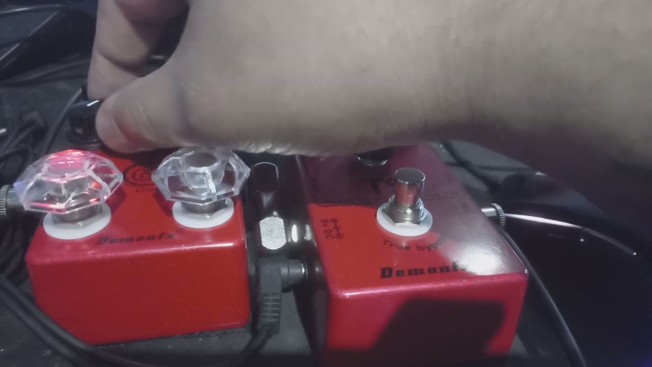 Pedal demonfx Atds+TS red teste com plugin Vsti.