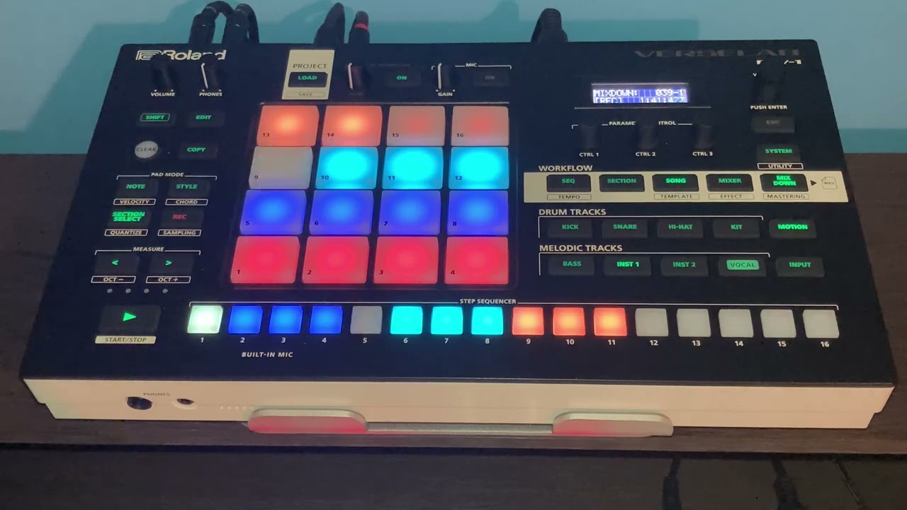 POETIC SYLLABLES | First Sampled Beat on the Roland Verselab MV-1 for 2023 | Prod. by Deleswa