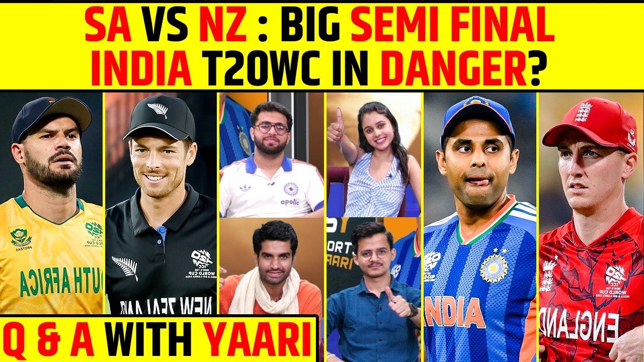 🔴Q&A WITH YAARI: ENGLAND DANGER FOR INDIA? WHO WILL BOOK THE GRAND FINALE TICKET? #t20worldcup2026