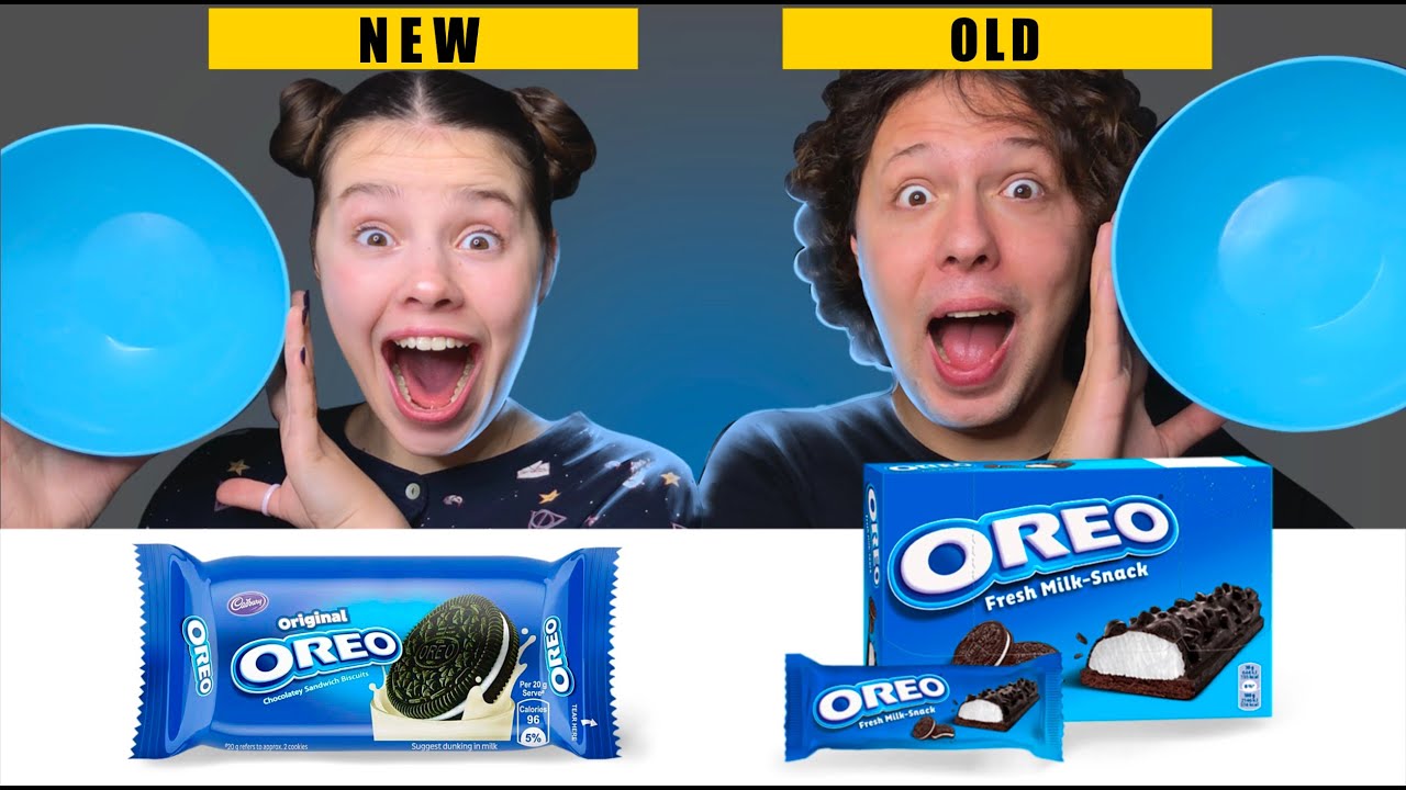 NEW VS OLD FOOD CHALLENGE! EATING SOUNDS MUKBANG