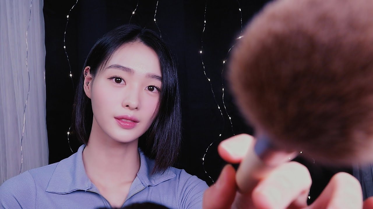 ASMR(Sub)Макияж айдола K-POP | K-POP Idol pictorial Make up Roleplay(KR)