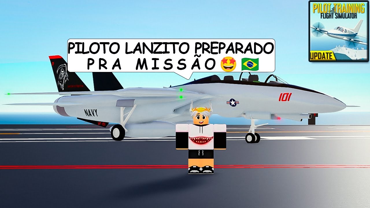 Evolui Sendo Piloto Para Entrar na Força Aérea - Roblox