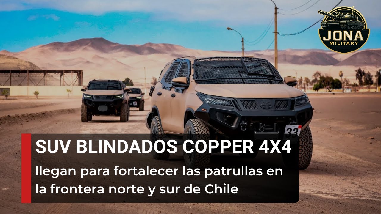 Así son los Nuevos Vehículos Blindados 4X4 del Ejército de Chile