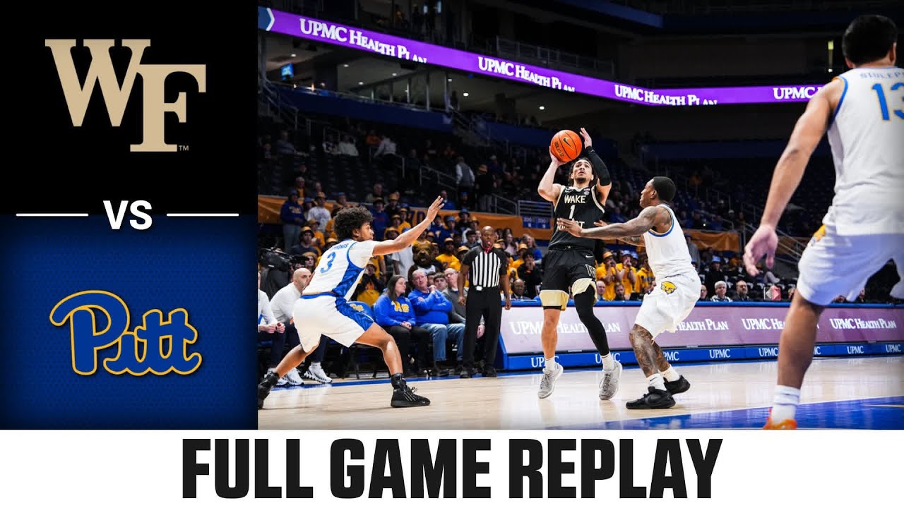 Wake Forest vs. Pitt Full Game Replay | 2025-26 ACC Men's Basketball