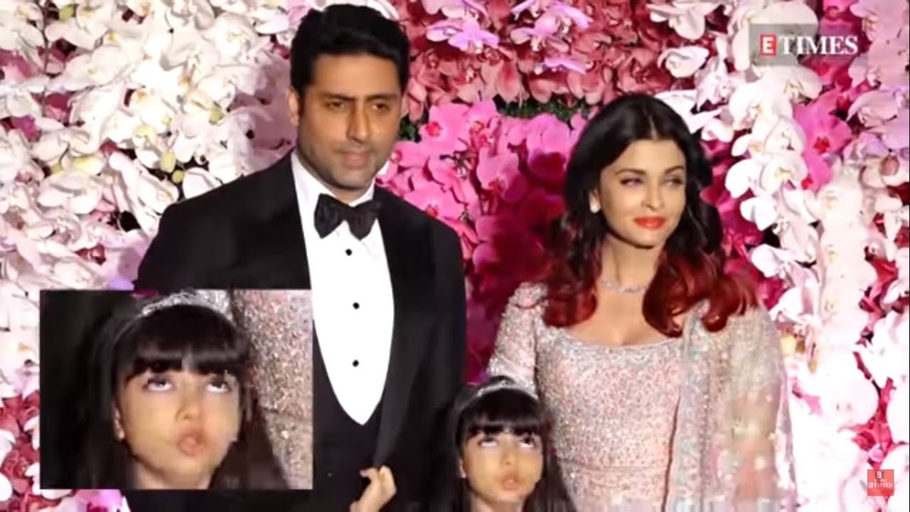 Aaradhya Bachchan's funny antics while posing for paps at Ambani bash is breaking the internet