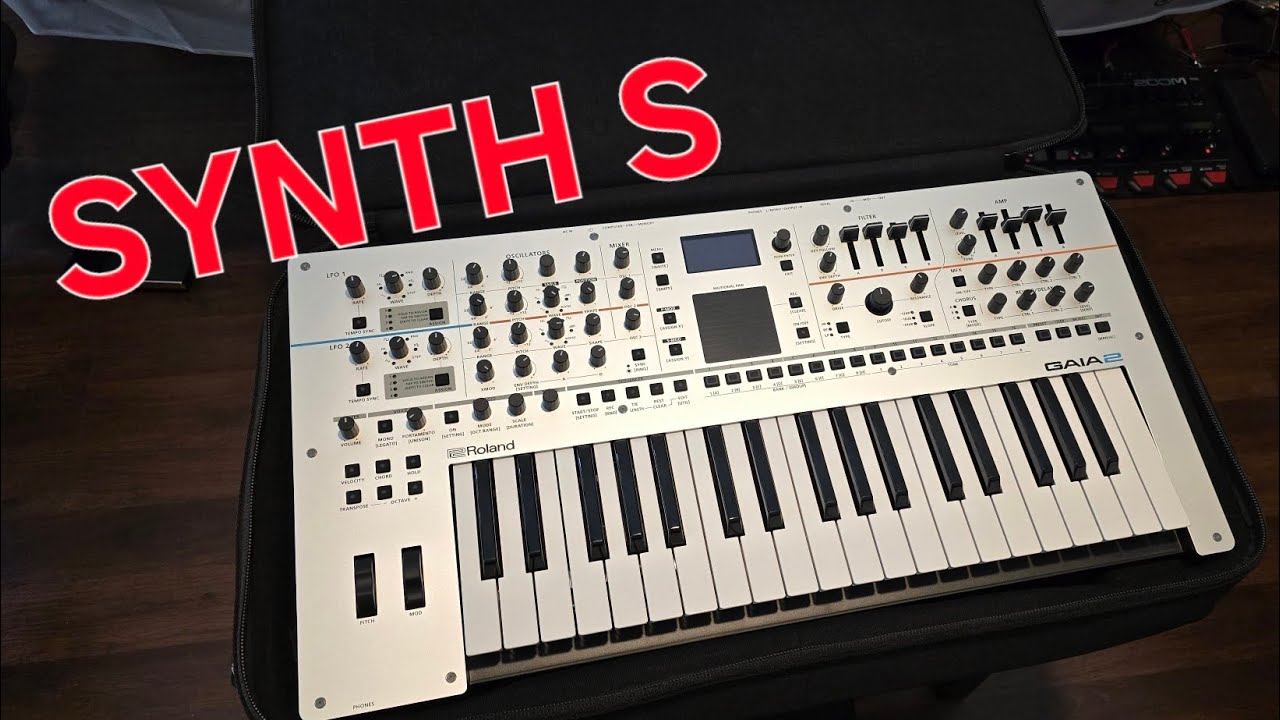 Roland Gaia2 Review,  Gaia2 Playing along With Roland Fantom EX