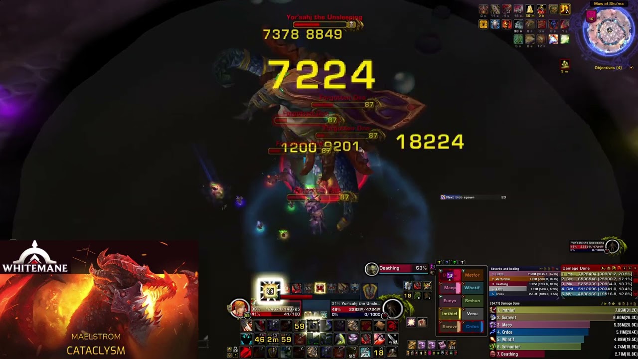Dragon Soul 10N Part 1 Arms warrior -  Whitemane Cata 와우 대격변 프리서버 용영 업데이트 파트1