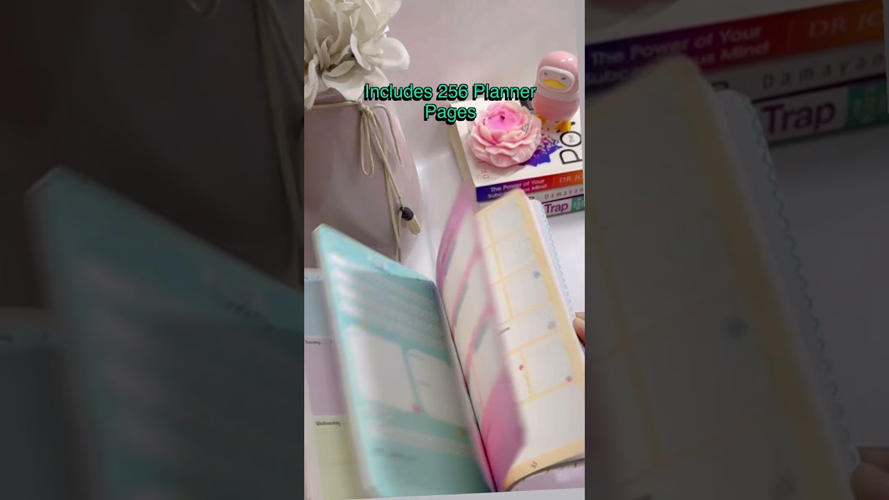 DOODLE 2026 Yearly Planner ✨ A5 Wiro | Undated | 160+ Stickers | Start Anytime! #planner