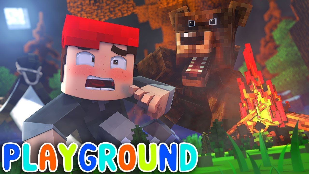 Attacked While Camping | Minecraft Playground: Roleplay