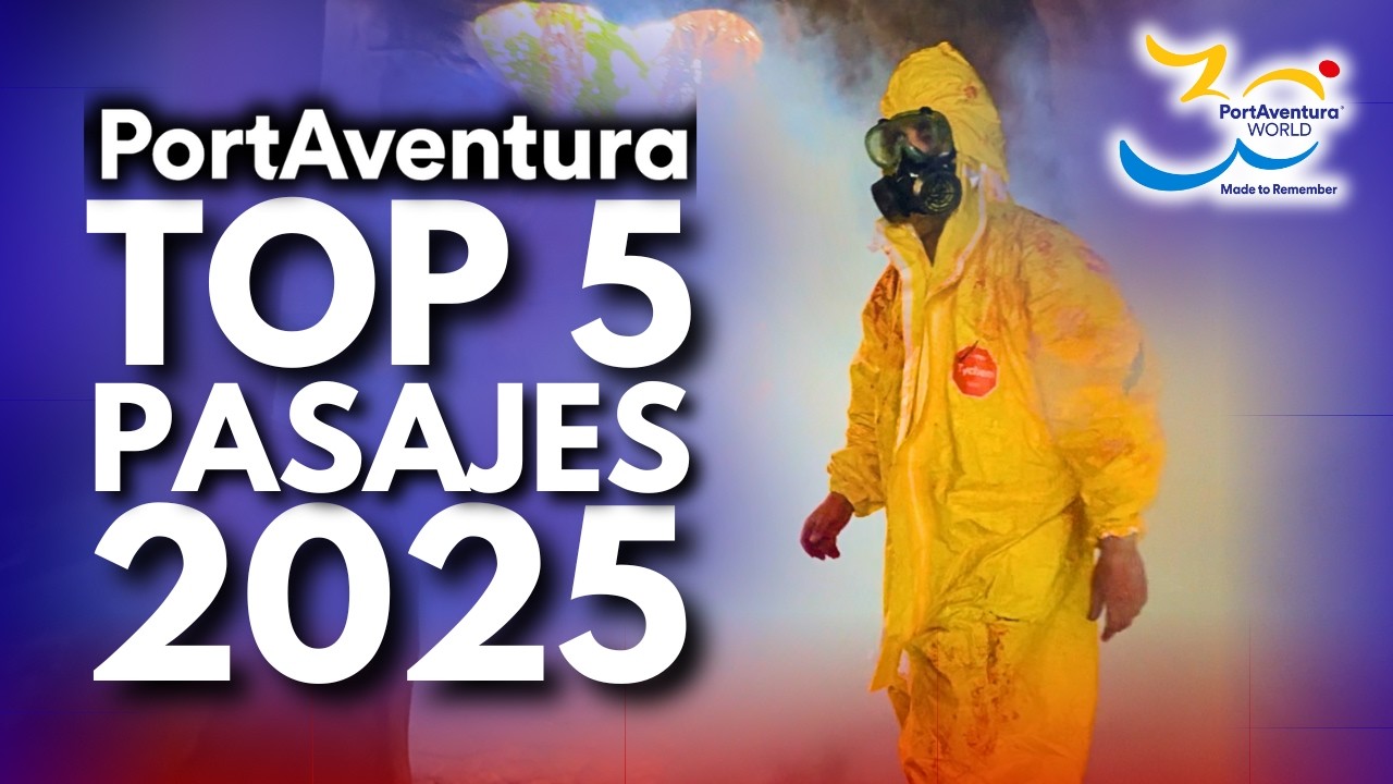 TOP 5 PASAJES del TERROR HALLOWEEN 2025 PORTAVENTURA WORLD [4K]
