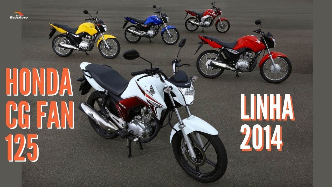 🏍️ HONDA CG FAN 125 2014 KS ES ESD - Todas as vers&otilde;es - BlogAuto