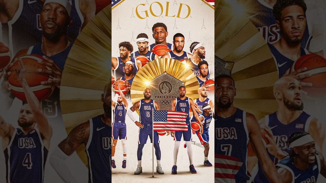 USA Basketball Strikes Gold: Epic Win at 2024 Olympics | Unstoppable Team USA 🔥🏆🏀🇺🇸