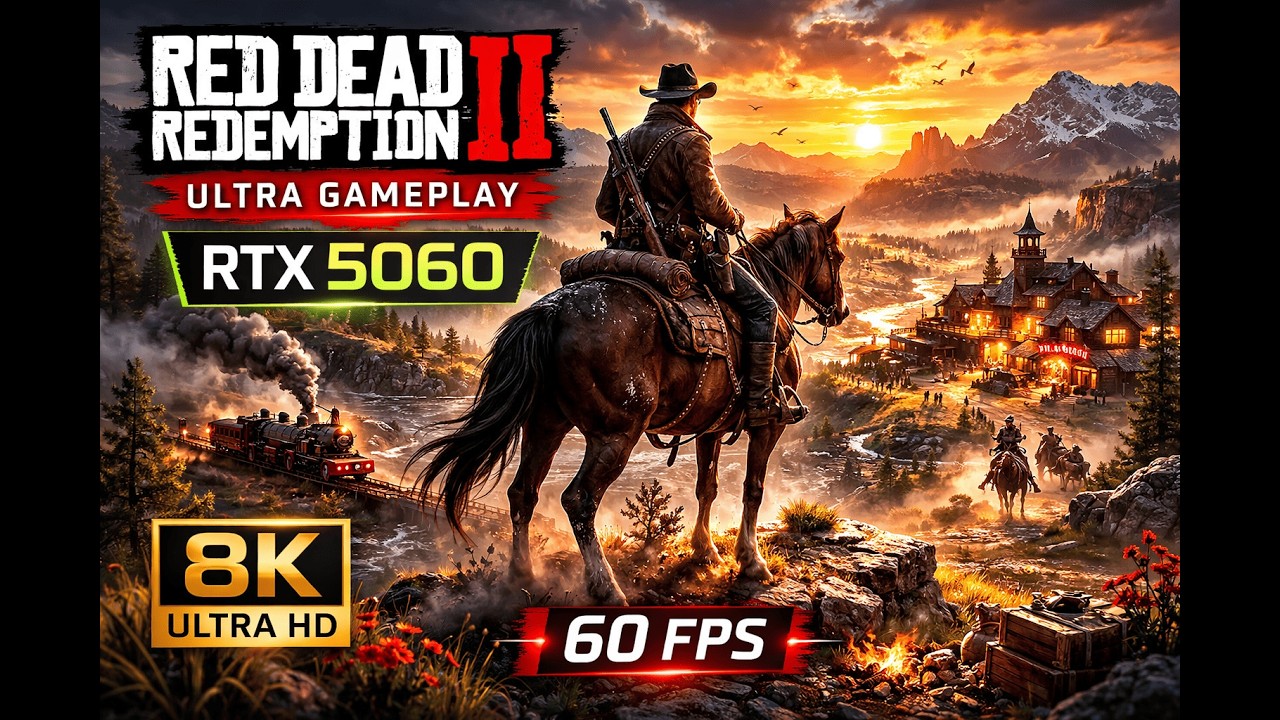Red Dead Redemption 2 RDR 2 | RTX 5060 (8K - 60 FPS) Ultra Gameplay | Mind-blowing Graphics