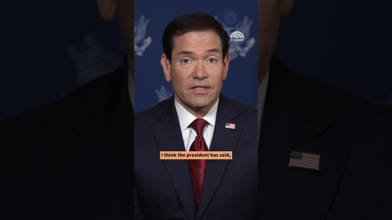 Marco Rubio on Trump Being Open to Meeting with the President of Iran