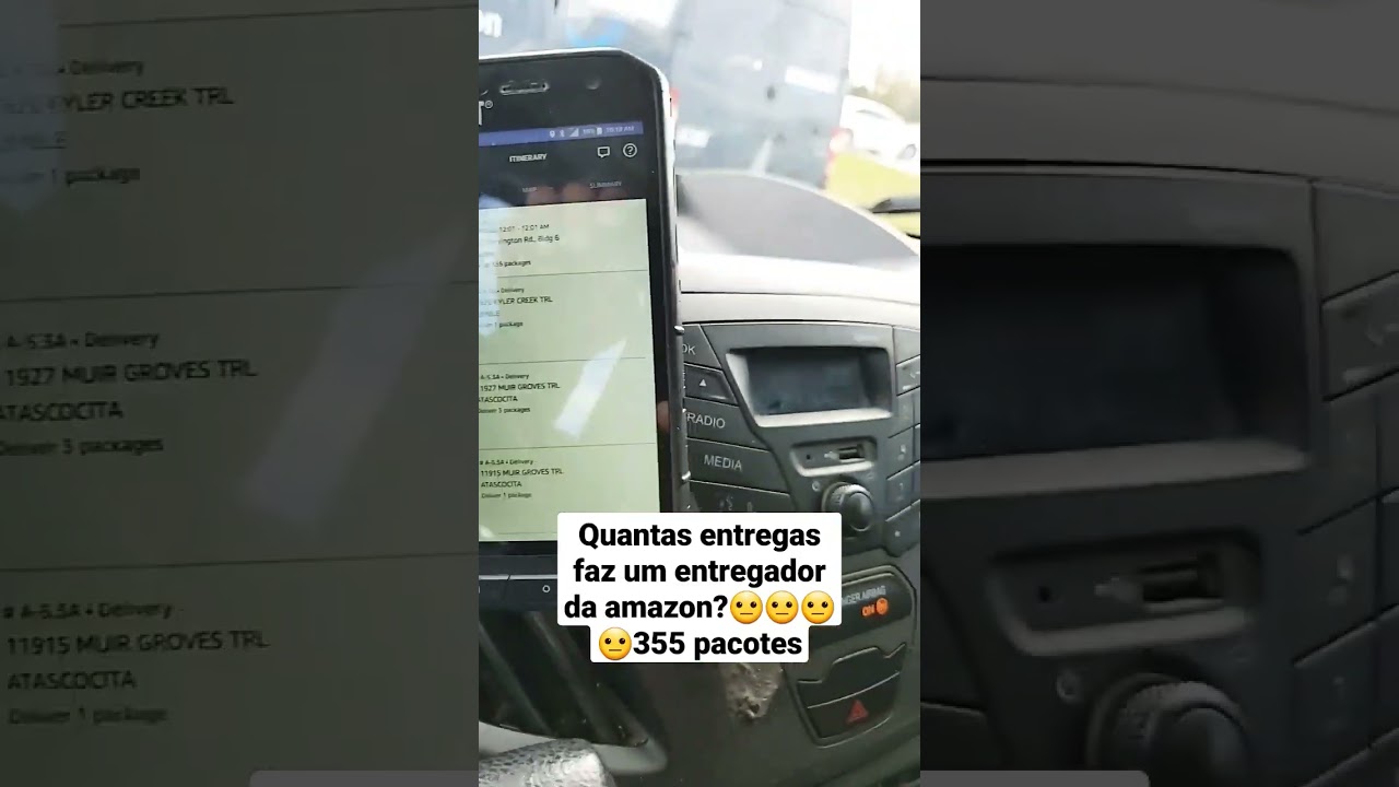 quantas entregas um entregador da amazon faz por dia nos EUA?
