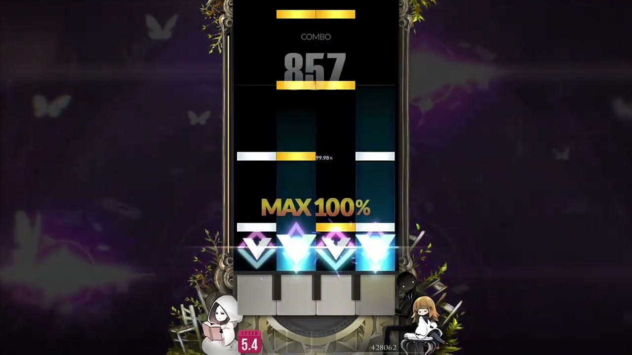 [DJMAX] Grievous Lady 4B [SC 14] 99.92% MAX COMBO!