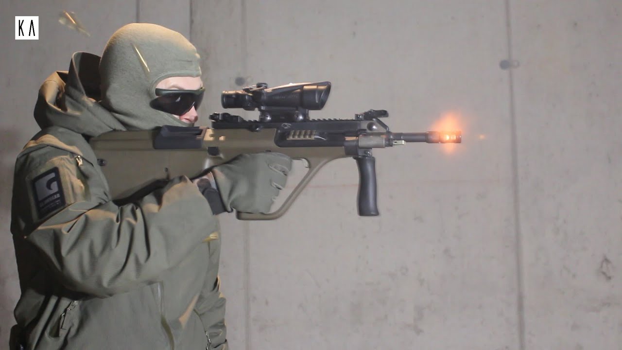 STEYR AUG - poor recoil & not controllable on full auto?