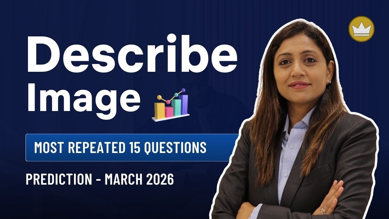 Describe Image | Prediction Questions |  March 2026  | PTE Speaking | PTE with Tejal