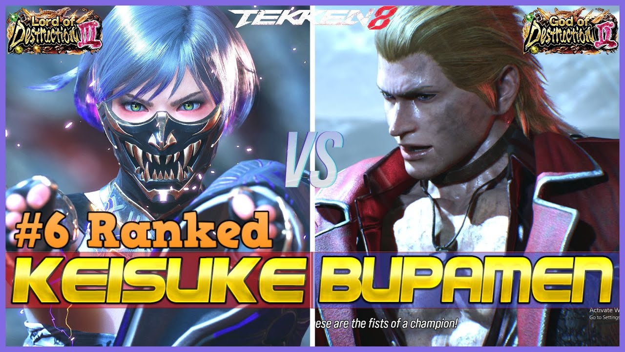 T8 ▰ KEISUKE (#6 Ranked Reina) Vs BUPPAMEN (High Ranked Steve) ▰ Tekken 8 High Level Gameplay