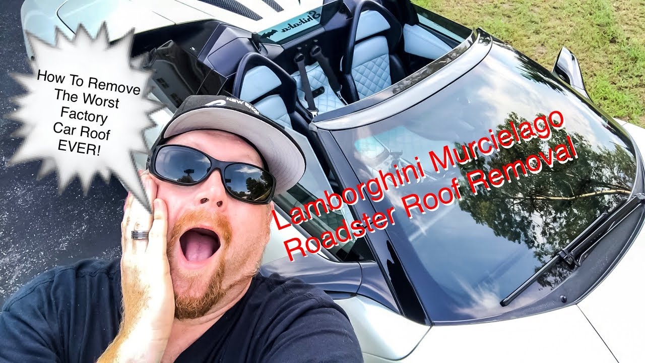 Lamborghini Murcielago Roadster Roof Removal