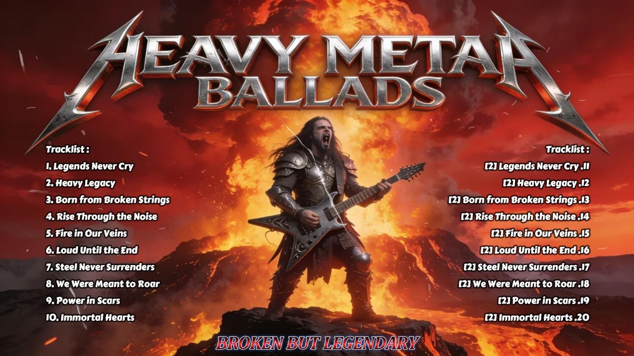 Heavy Metal Ballads 2026 🇺🇸 Broken but Legendary | Epic Metal Anthems