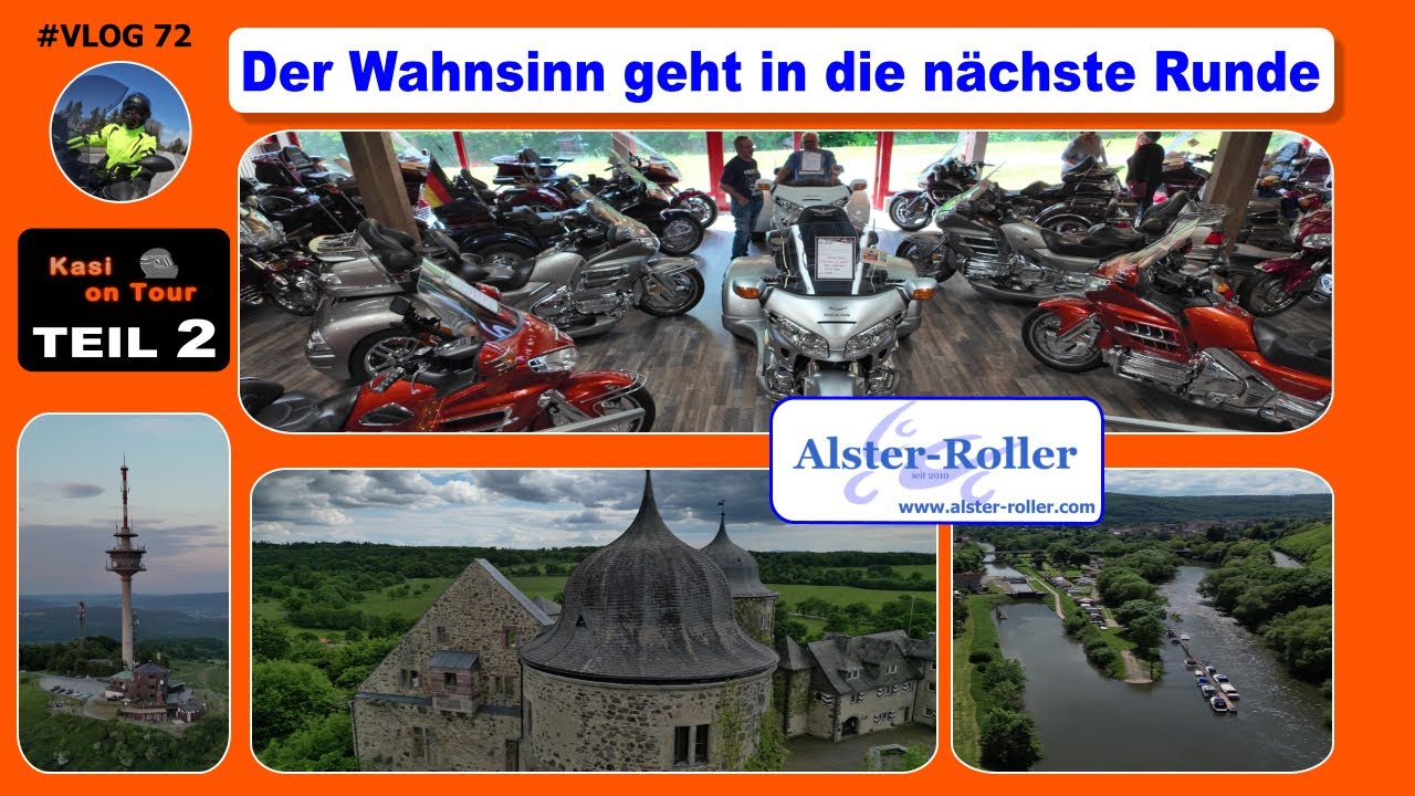Vlog 72  - Durchgeknallte Kerle - heiße Kurven und coole Spots bei unseren Sightseeing-Touren