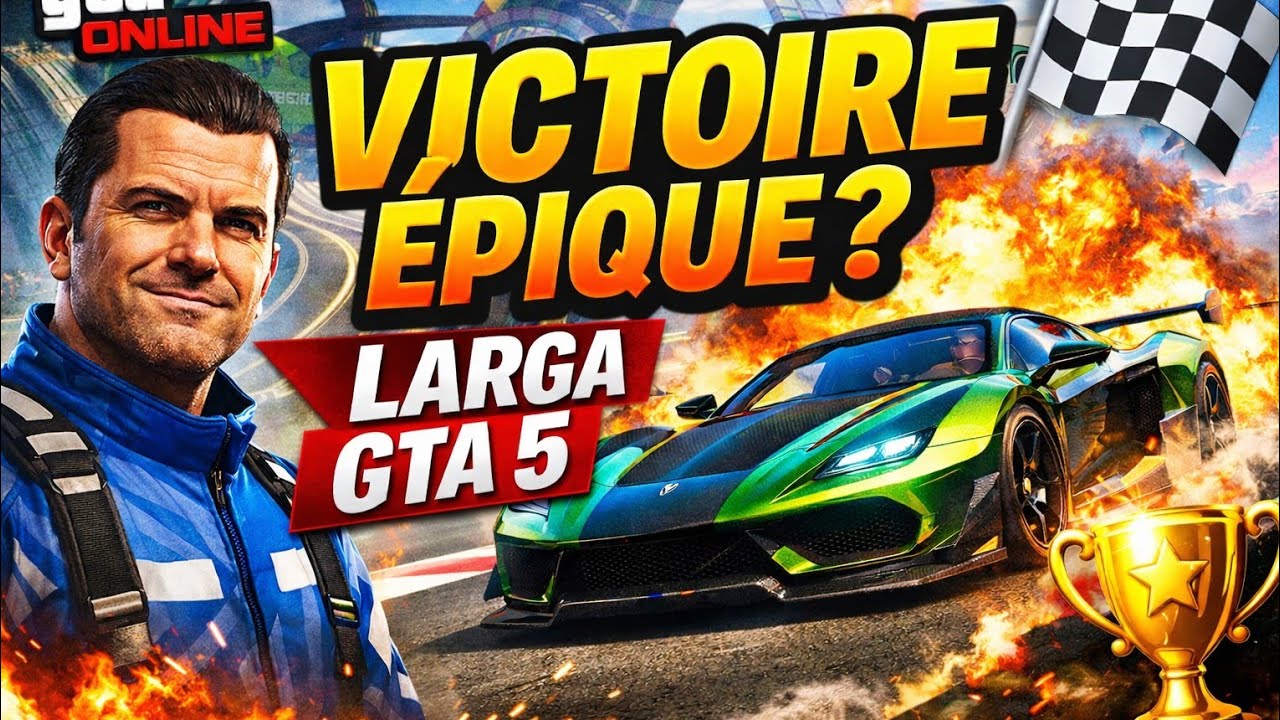 🏁 Victoire Épique sur une Larga GTA 5 ? Course GTA Online 🔥