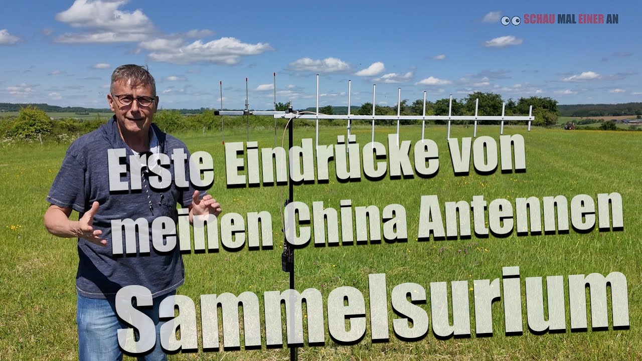 Erste Eindrücke von meinen China Antennen Sammelsurium