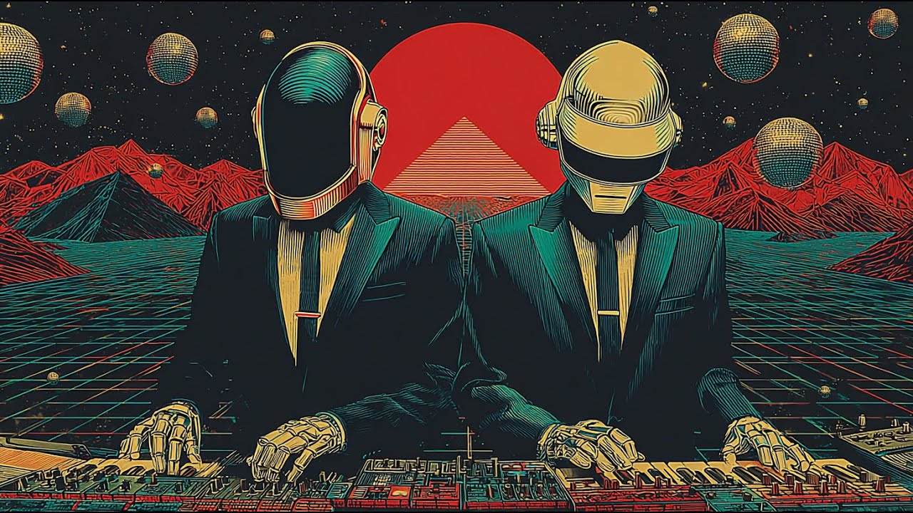 Daft Punk Galactic Frequencies✨ | Chillwave, Synthwave, Retro Funk, Nu Disco, Electronic Playlist