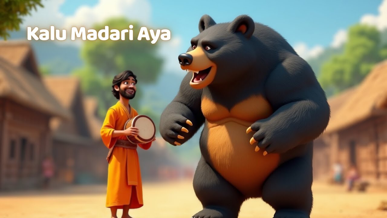 AMAZING Kalu Madari Aya Rhyme | Best Hindi Nursery Rhymes for Happy Kids