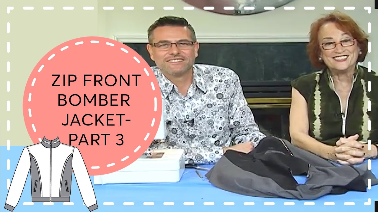 Episode 249: Zip-front Bomber Jacket (Vogue 9290)-Part 3