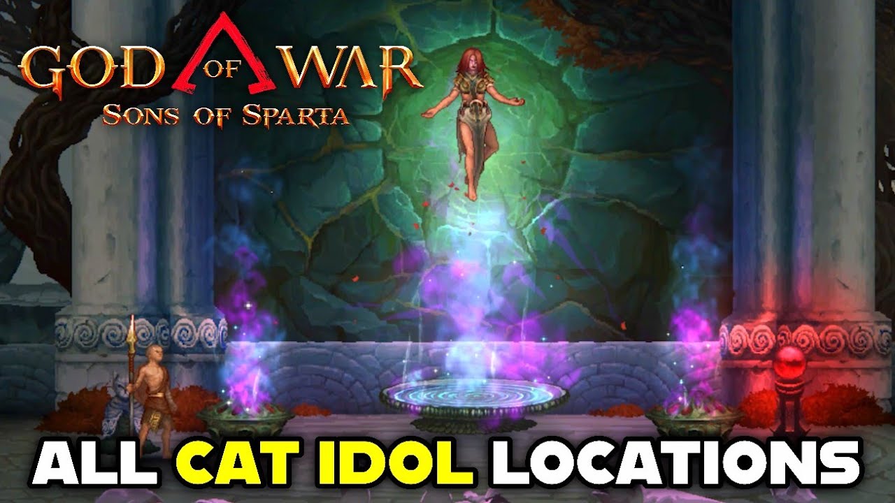 GOD OF WAR Sons of Sparta - All Cat Locations | Herding Cats Trophy Guide