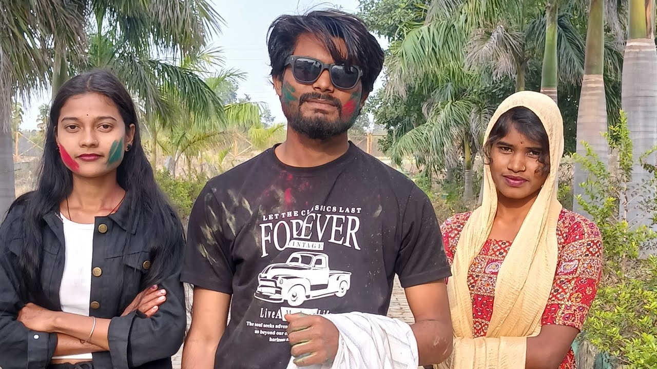 Holi Ka Video Sutting Time 🫰🥰