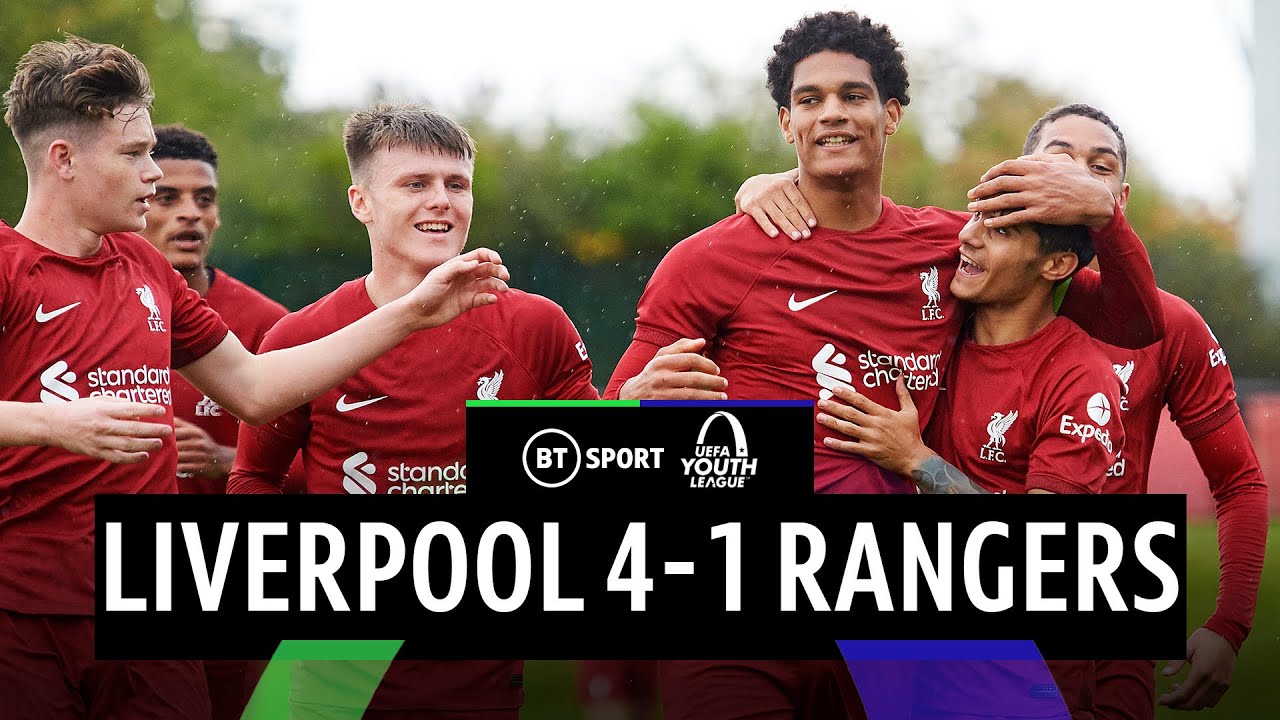 Liverpool U19 vs Rangers U19 (4-1) | Reds Continue Impressive Form | UEFA Youth League Highlights