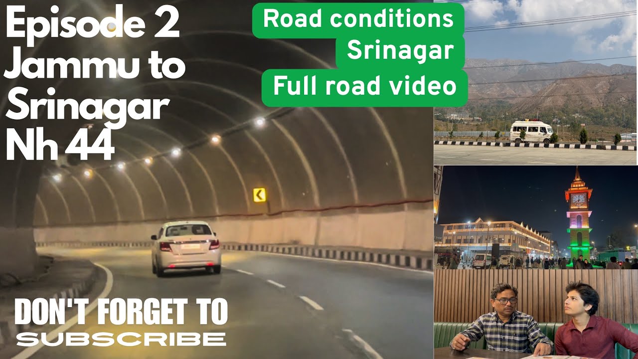 Jammu to Srinagar by Car 🇮🇳 | Road Trip Update, Lal Chowk Vibes | Delhi to Kashmir Series