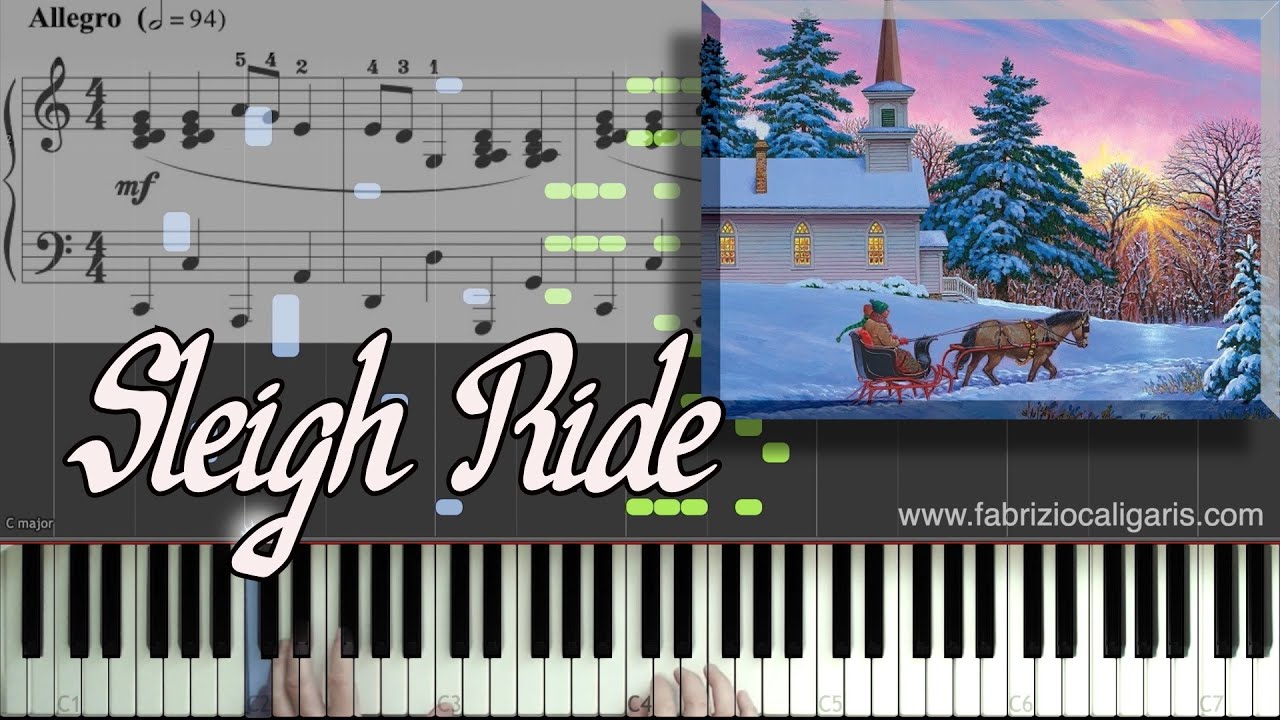 Sleigh Ride - Piano Tutorial - PDF