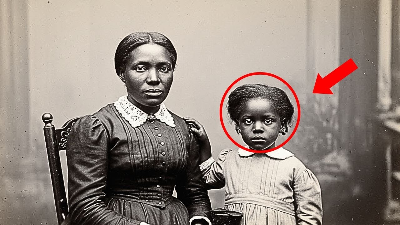 This 1899 portrait of a mother and daughter appears peaceful — until you zoom in on the child's eyes
