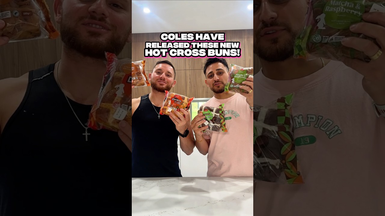 НОВЫЕ ПАСХАЛЬНЫЕ БУЛОЧКИ С КРЕСТООБРАЗНЫМ КРЕСТОМ ОТ COLES #coles #easter #hotcrossbuns