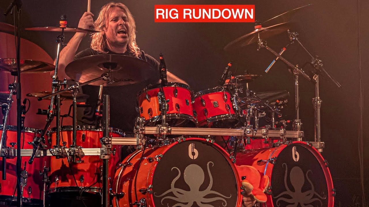 Darby Todd's Drum Rig Rundown for the Devin Townsend USA Lightwork tour.