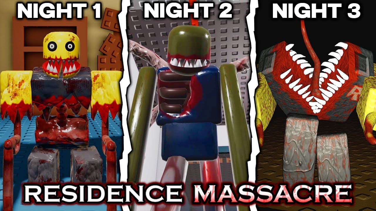 Residence Massacre: Ночи с 1 по 3 – Полная игра | Roblox