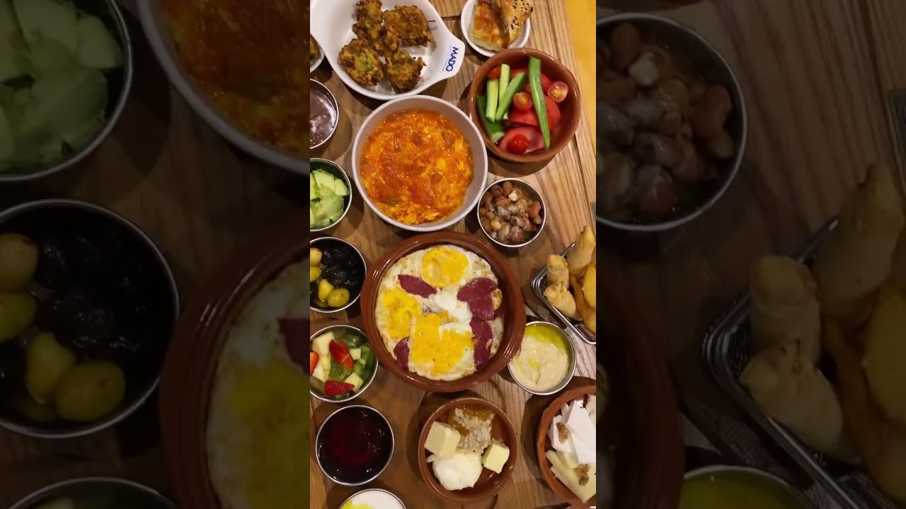 Turkish breakfast is VERY GOOD   #turkish #turkishfood #turkishbreak #dubai #shorts