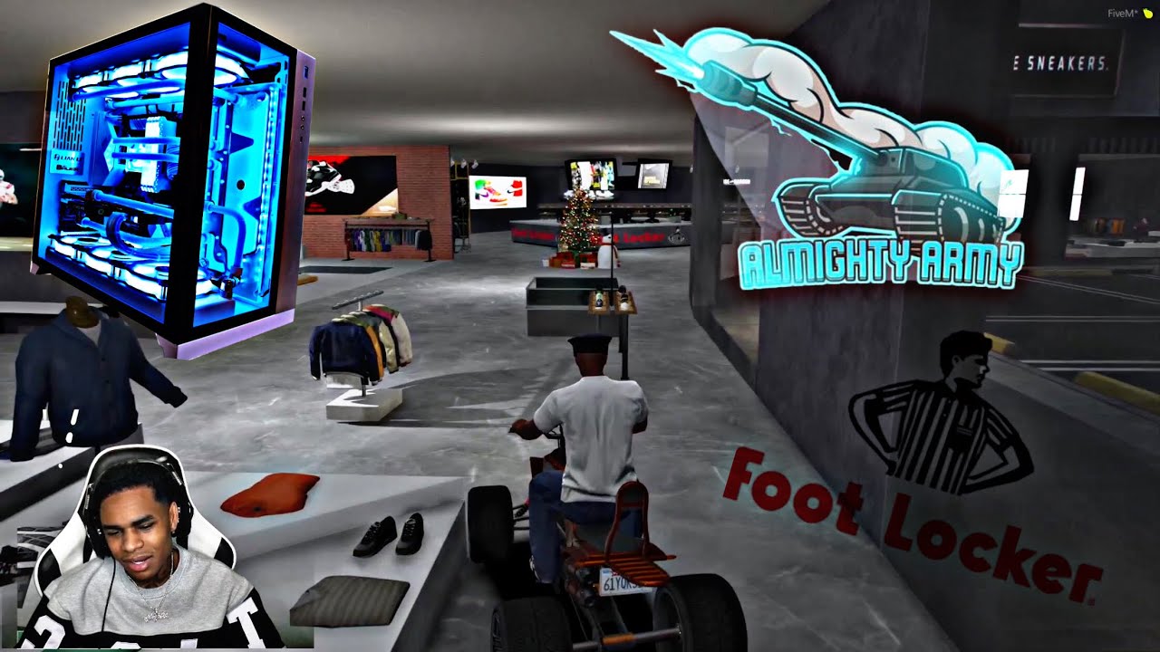 YBN almighty jay Showing His New PC & His New Server!😱| LOS CITY GTA V RP *MUST WATCH*