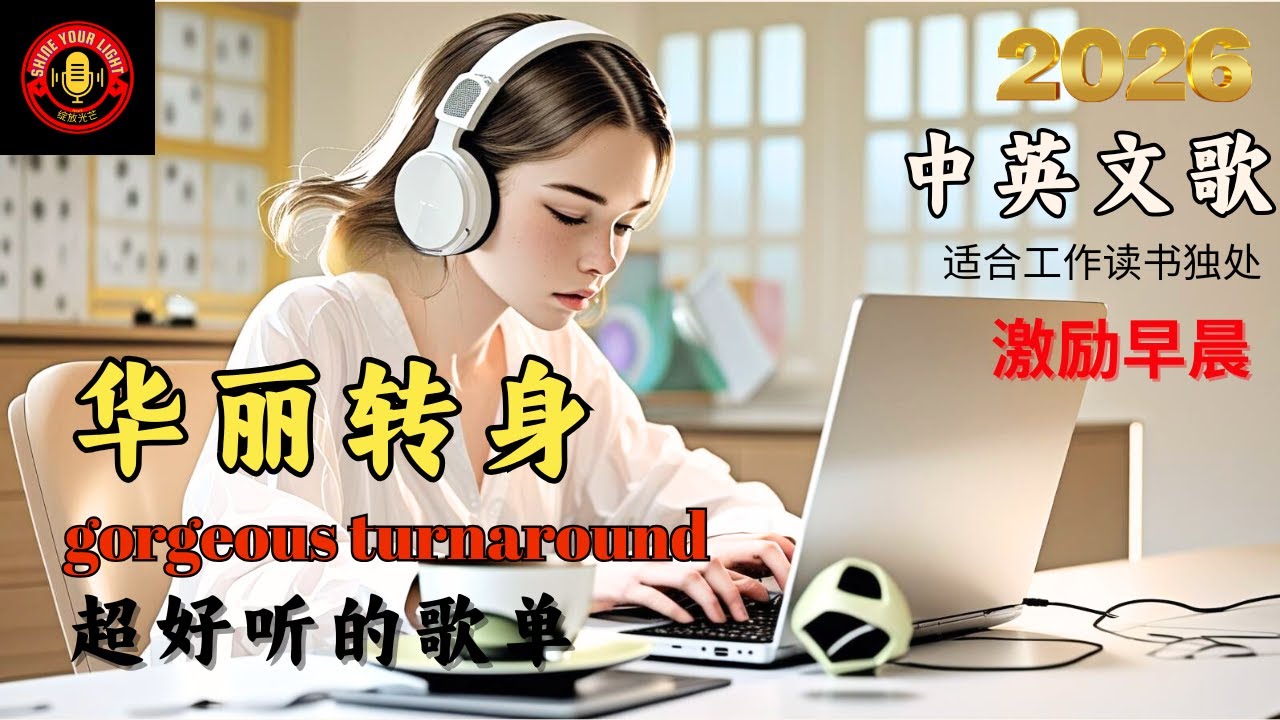 [2026 华丽转身中英文歌] 二十分钟激励正能量歌单| Warm & Healing #playlist #popmusic #positivevibes #bgm #music